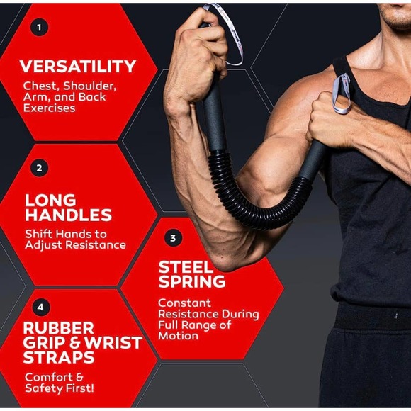 Portzon Python Power Twister, spring steel, arm, muscle, chest - Picture 2 of 8